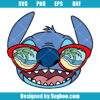 Stitch with Summer Sunglasses Svg