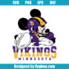 Vikings Minnesota Mickey Mouse Svg