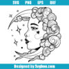 Women Moon Svg