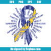 Affirmation Sun Down Syndrome Awareness Svg