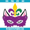 Cute Mardi Gras Mask Svg