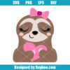 Girl Sloth Svg