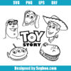 Happy Toy Friends Svg