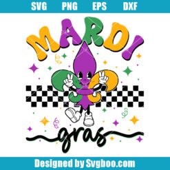 Kids Mardi Gras Svg