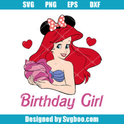 Princess Birthday Girl Svg