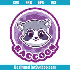 Raccoon Mascot Svg