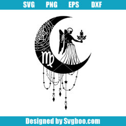 Virgo Zodiac Boho Svg
