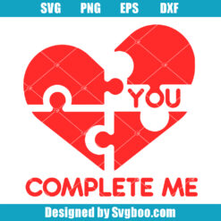 You Complete Me Svg