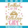 Brother Of The Birthday Girl Svg