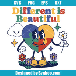 Different Is Beautiful Svg