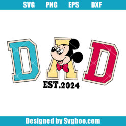 Disney Dad Svg