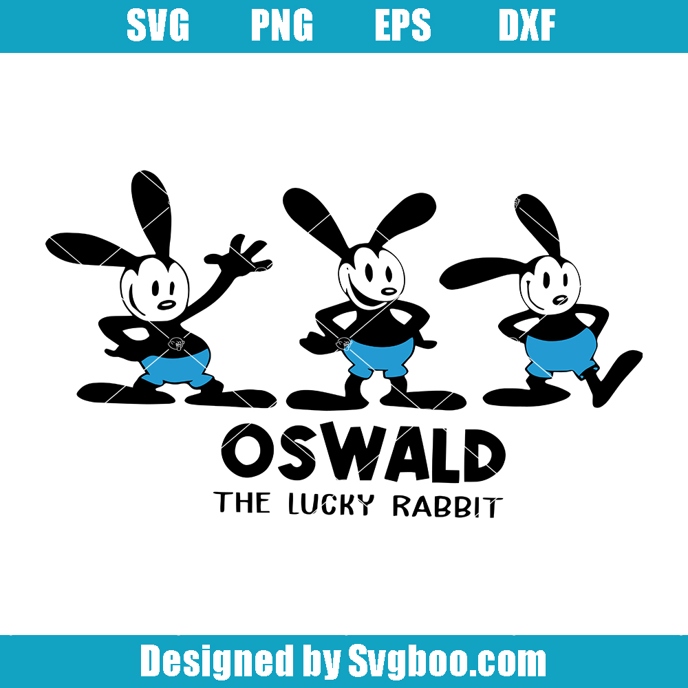 Disney Oswald the Lucky Rabbit Svg, Disney Oswald Svg Disney Oswald the Lucky Rabbit Svg