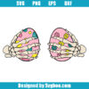 Easter Hand Skeleton Svg