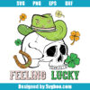 Feeling Lucky Skull Svg