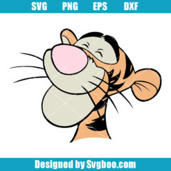 Funny Baby Tiger Svg