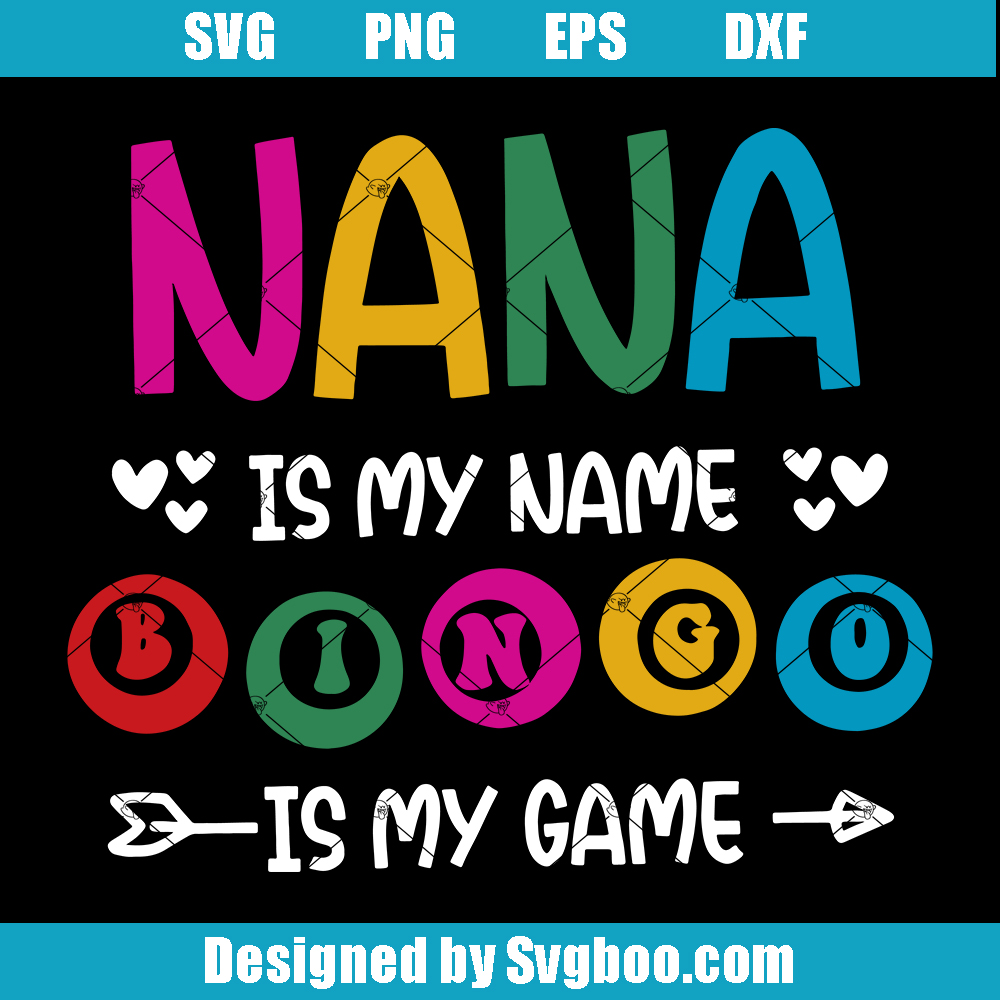 Grandmother Svg, Nana Svg, Blessed Grandma Svg, Bingo Svg