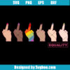 Hand LGBT Equality Svg