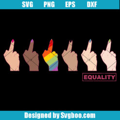 Hand LGBT Equality Svg