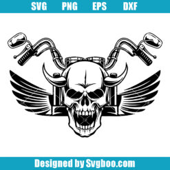 Handlebars Chopper Bike Svg