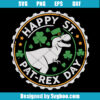 Happy St. Pat T-rex Day Svg