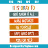 It Is Okay To Do Teacher Svg