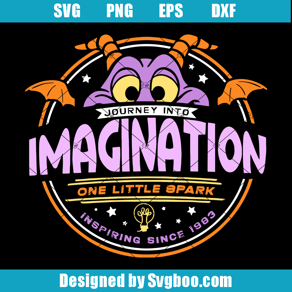 Journey Into Imagination One Little Spark Svg, Disney Figment Svg Journey Into Imagination One Little Spark Svg
