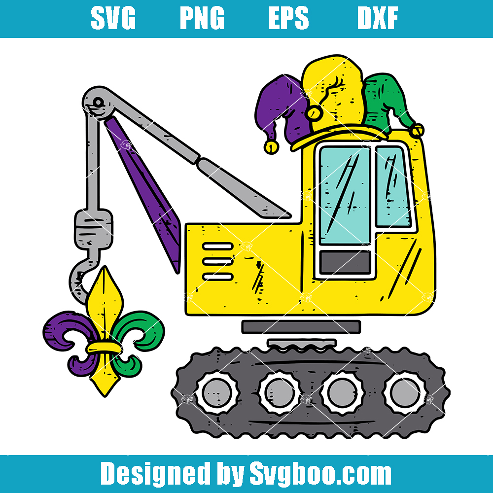 Kids Jester Crane Svg, Cute Boys Kids Toddlers Svg, Mardi Gras Svg
