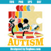 Mouse And Friends Autism Svg