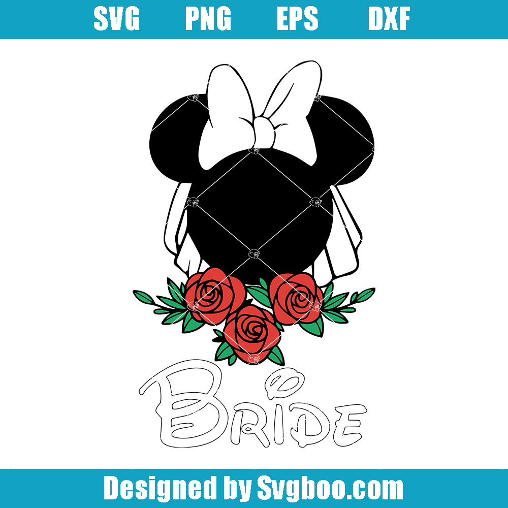 Mouse Bride Svg, Mouse Wedding Svg, Family Vacation 2024 Svg
