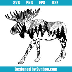 Nature Moose Svg