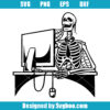 Office Skeleton Svg
