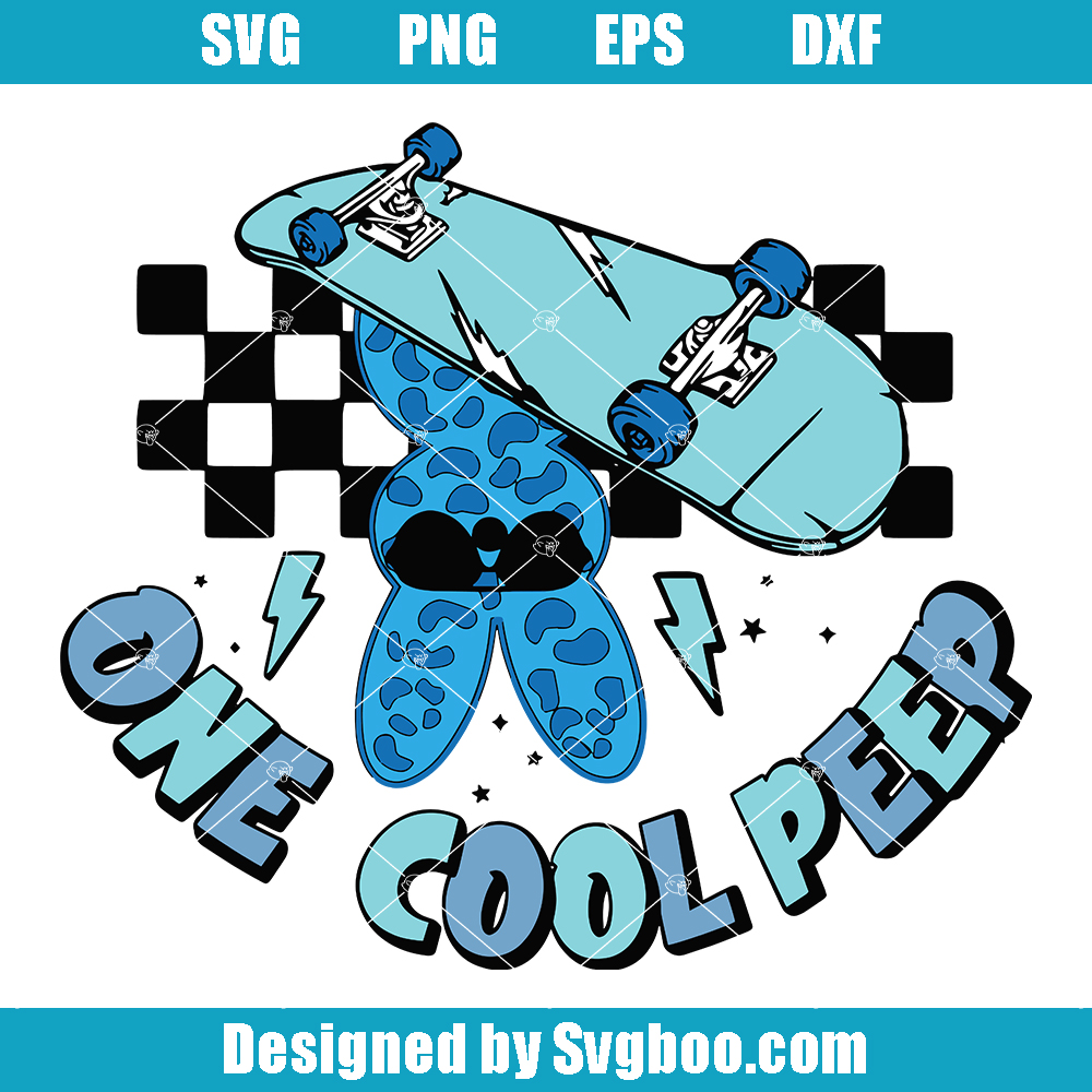 One Cool Peep Svg, Easter Bunny Svg, Cute Boys Easter Svg One Cool Peep Svg