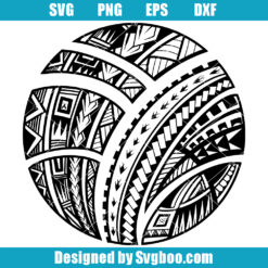 Polynesian Circle Pattern Svg