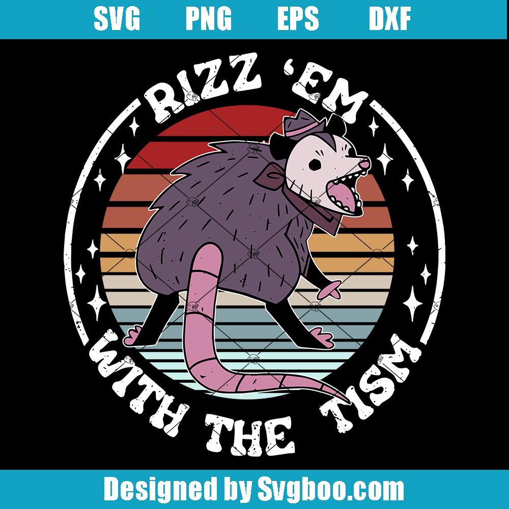 Rizz Em With The Tism Svg, Funny Autism Svg, Autism Awareness Svg Rizz Em With The Tism Svg