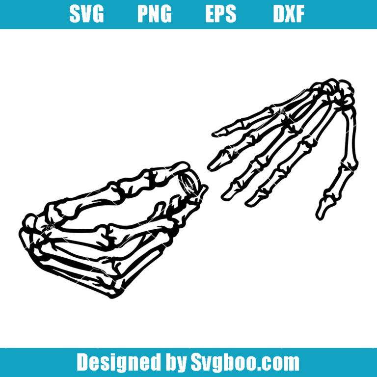 Skeleton Hand Ringing Bell Shop - svgboo.com