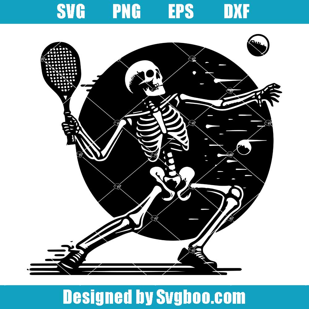 Skeleton Pickleball Player Svg, Pickleball mom Svg, Funny Pickelball Svg