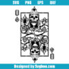 Skeleton Queen Of Spades Svg