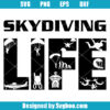 Sky Diving Svg