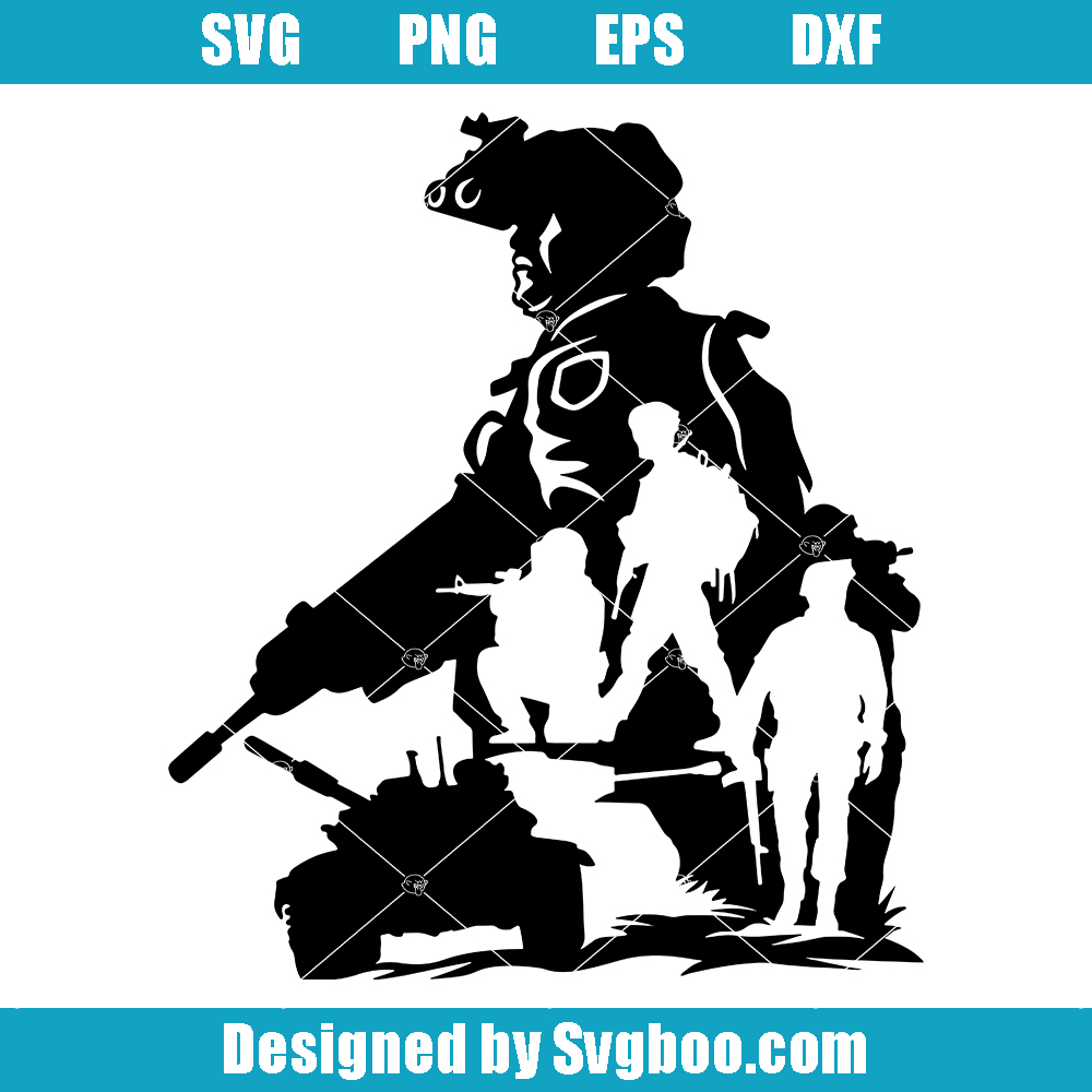 Soldiers Hero Svg, World War Svg, Military Silhouette Svg Soldiers Hero Svg