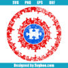 Superhero Shield Puzzle Svg