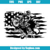 US Dirt Biker Svg