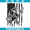 US Fishing Bigfoot Svg