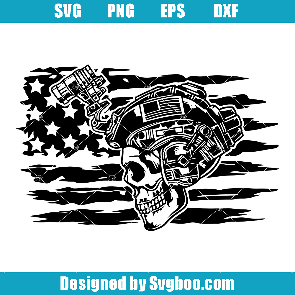 US Night Vision Soldier Skull Svg, 4th Of July Svg, US Soldier Svg US Night Vision Soldier Skull Svg