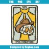 Cowboy Tarot Card Svg