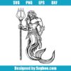 Greek Roman Sea God Svg