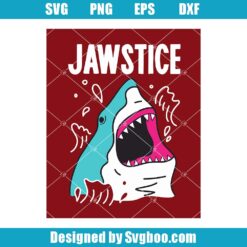 Jawstice Shark Svg