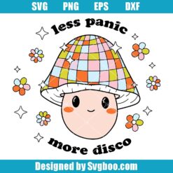 Less Panic More Disco Svg