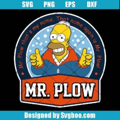 Mr. Plow Svg
