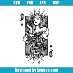 Queen Skeleton Svg