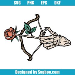 Shooting Rose With A Bow Svg